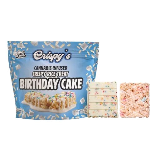 Crispys | Marshmallow Treat | 100mg | Birthday Cake