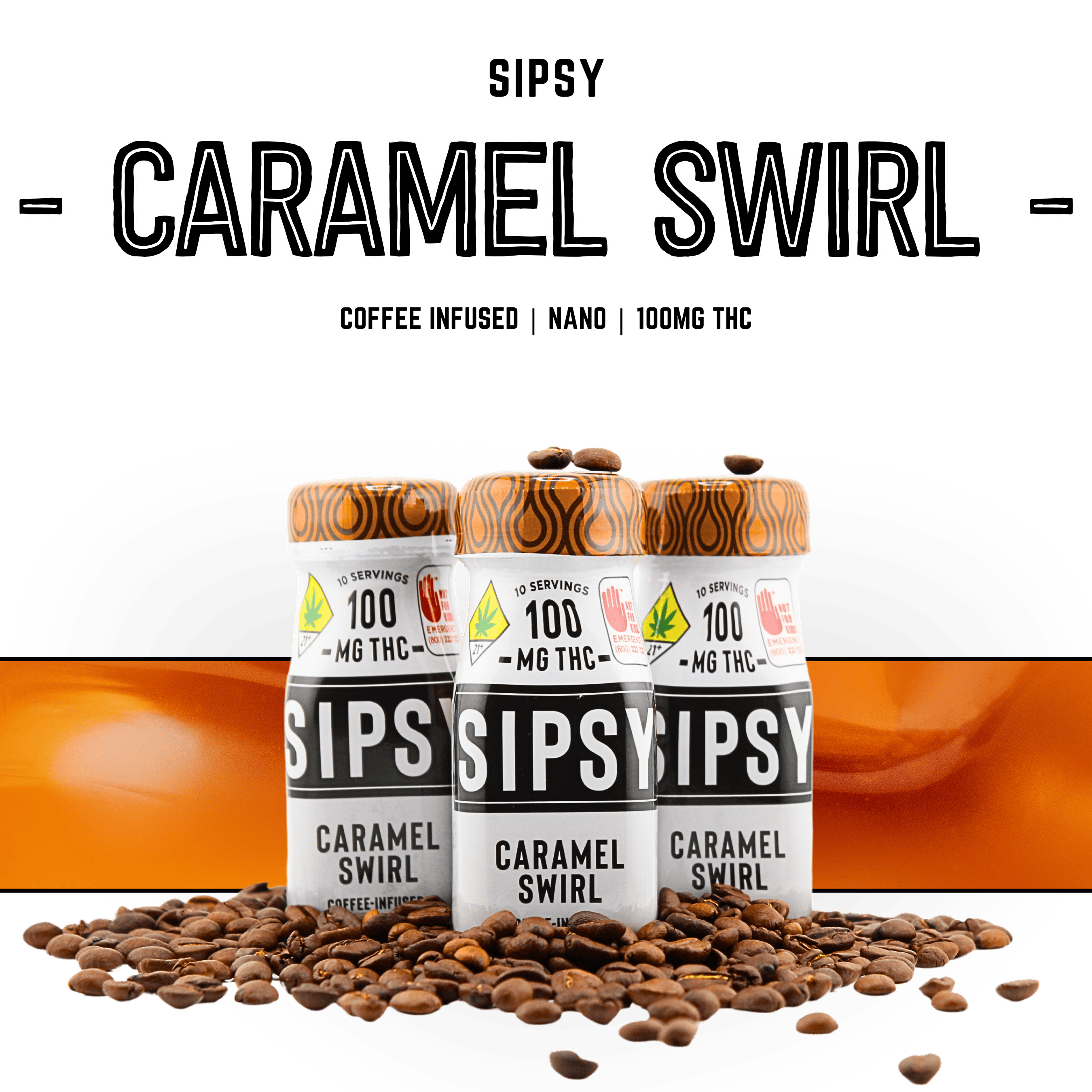HF - Caramel Swirl Coffee / (Sipsy) 3.38oz