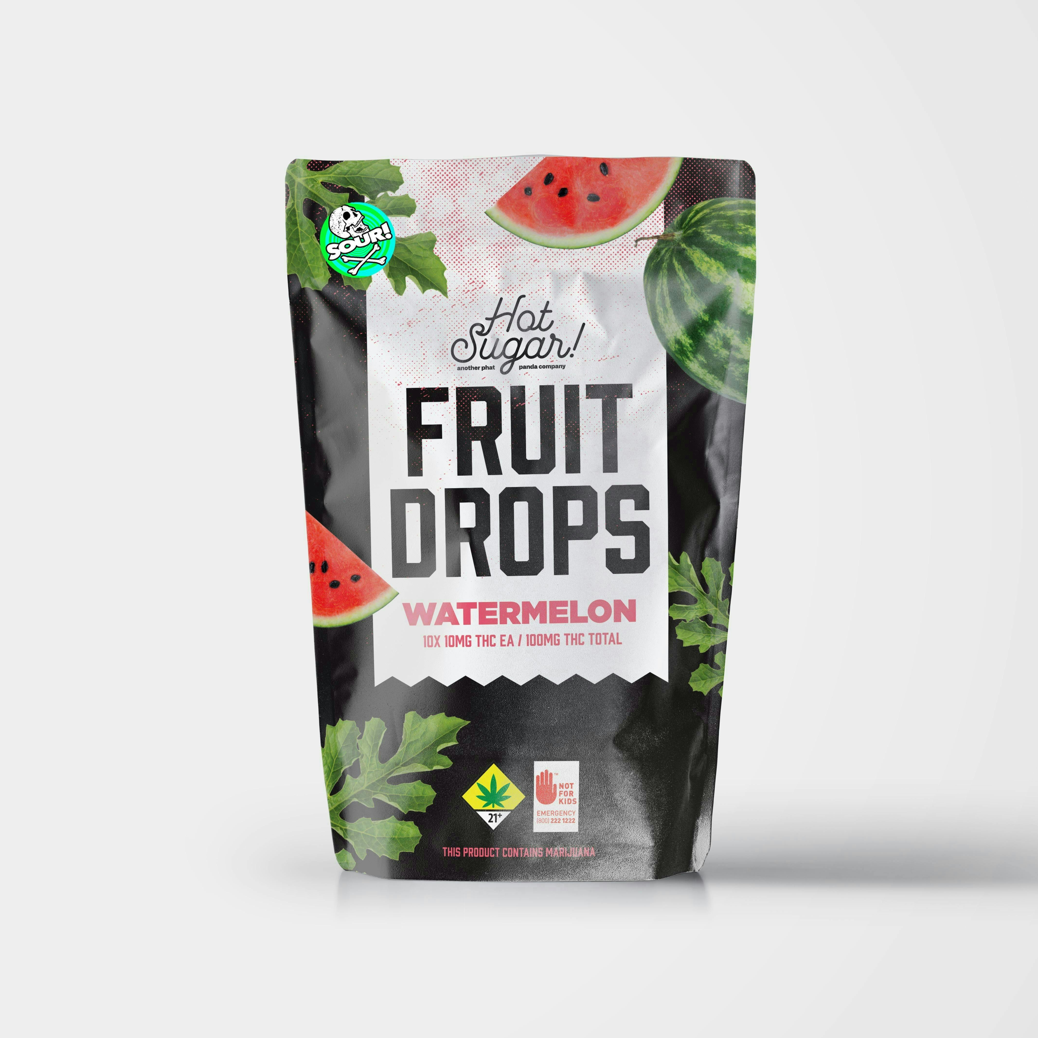 GO - SOUR Watermelon / Fruit Drops - 100mg