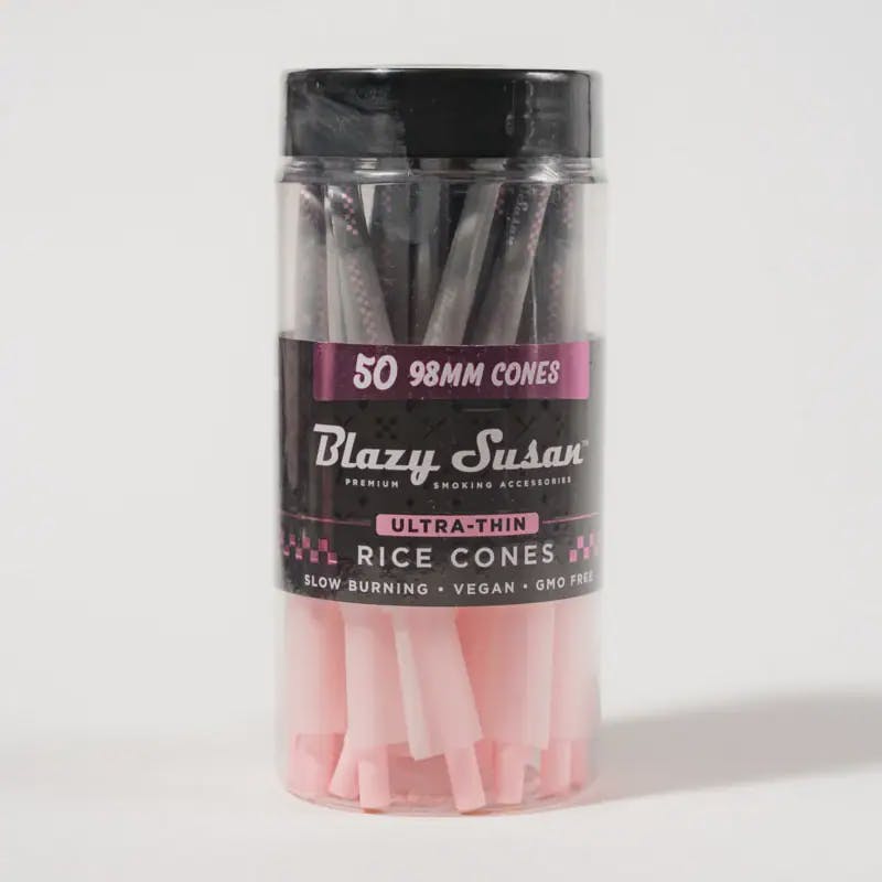 Rolling Accessories · 50pk 1-1/4" Cones · Rice Paper by Blazy Susan