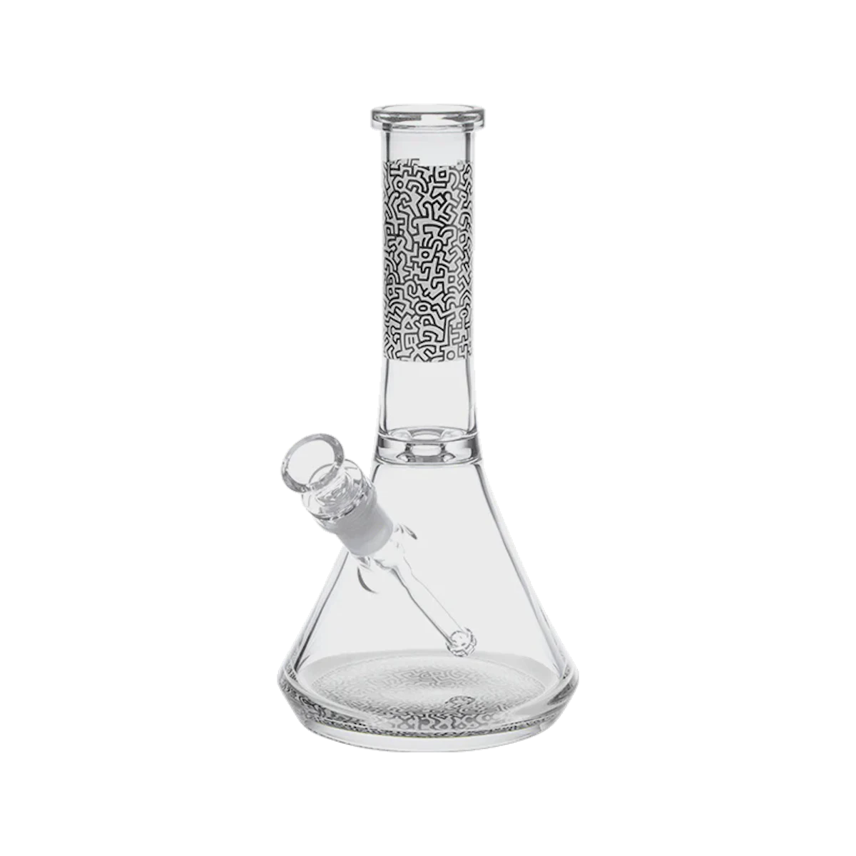 Keith Haring Glass Water Pipe