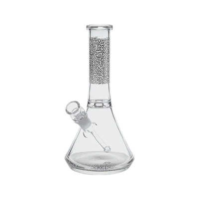 Keith Haring Glass Water Pipe