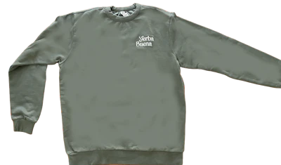 Yerba Buena Sweatshirt YB Logo - | Olive Green Small
