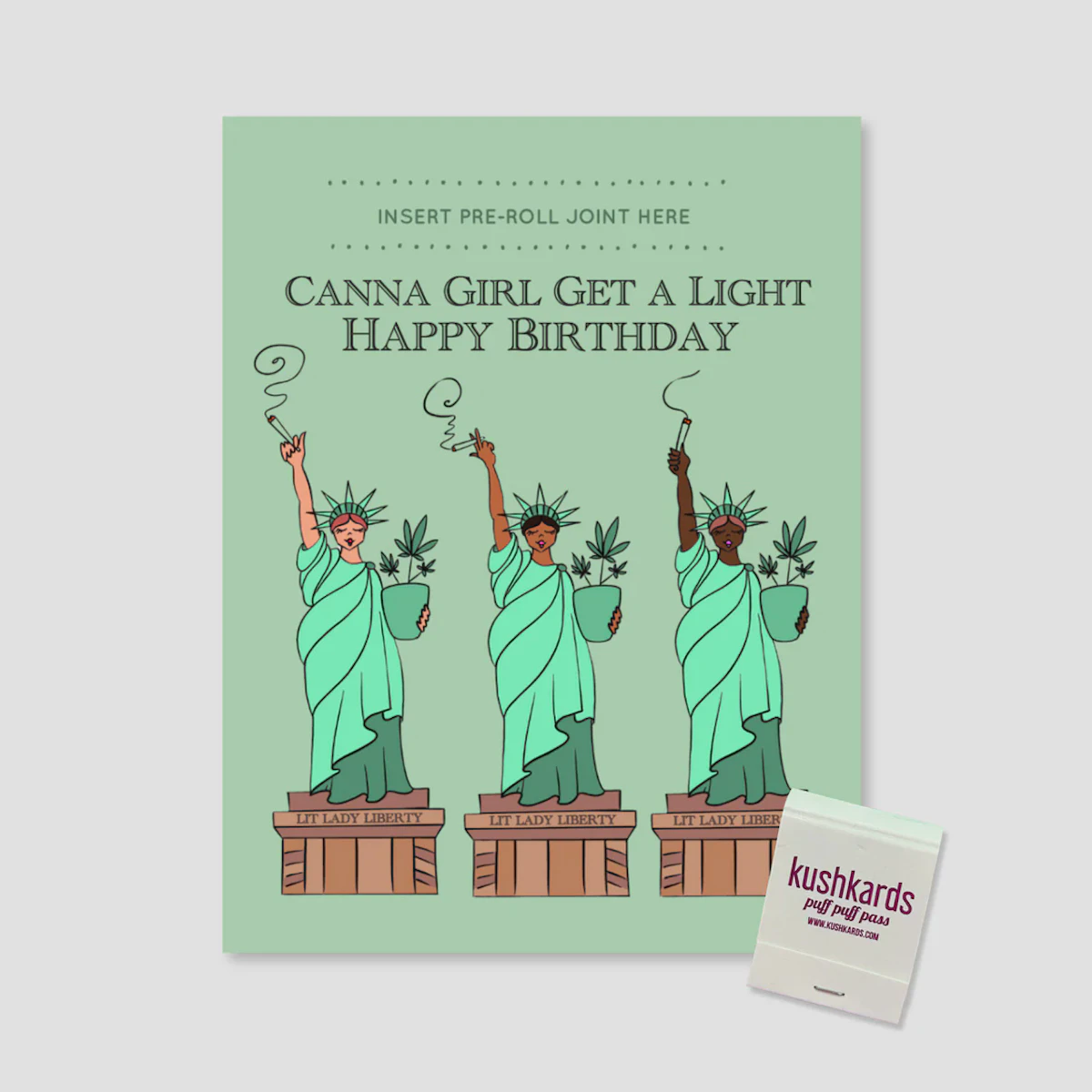 Lit Lady Liberty - Matchbook