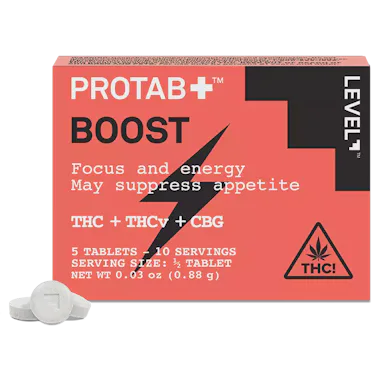 LEVEL Protab | 5pk | 100mg | (THC:THCV:CBG) Boost