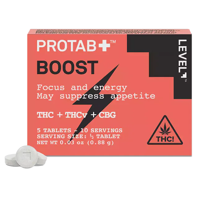 LEVEL Protab | 5pk | 100mg | (THC:THCV:CBG) Boost