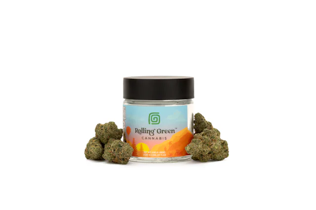Rolling Green | Flower | Standard Jar | 3.5g | Ice Cream Cake