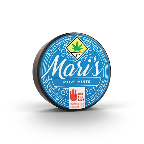 NCS - Move Blue Raspberry (S) / Mints 20pk