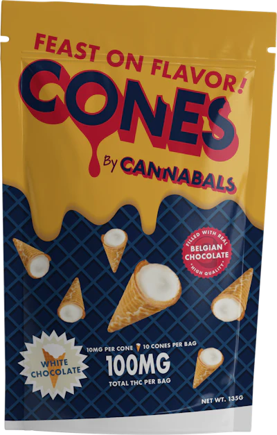White Chocolate Cones