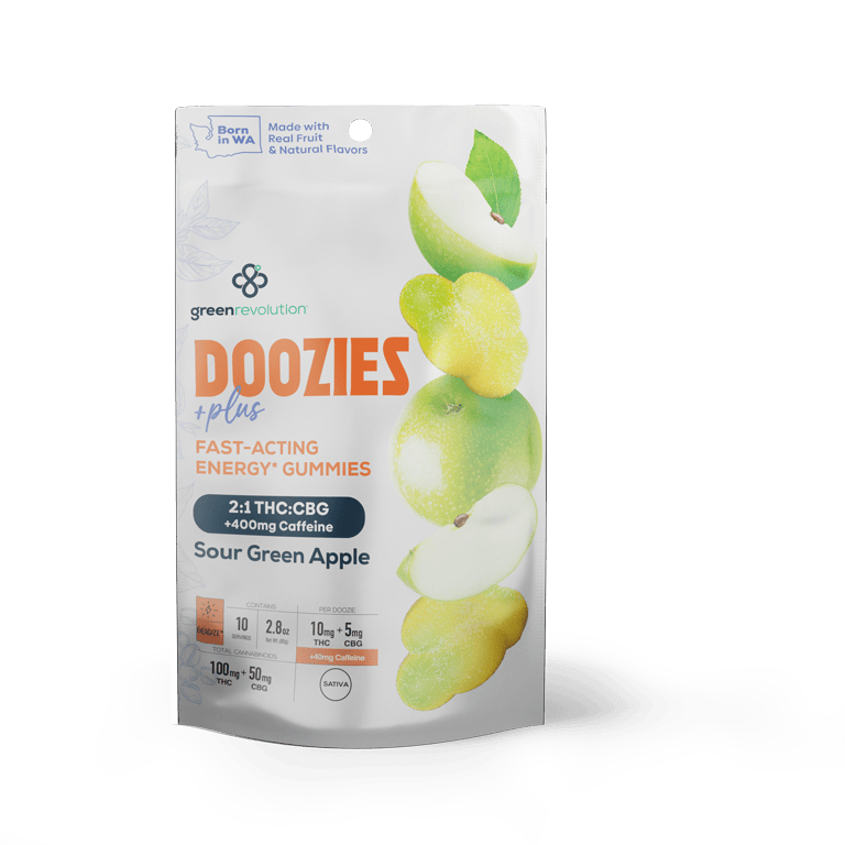 Eex - Green Apple 2:1 THC CBG / Doozies Plus 10 pk