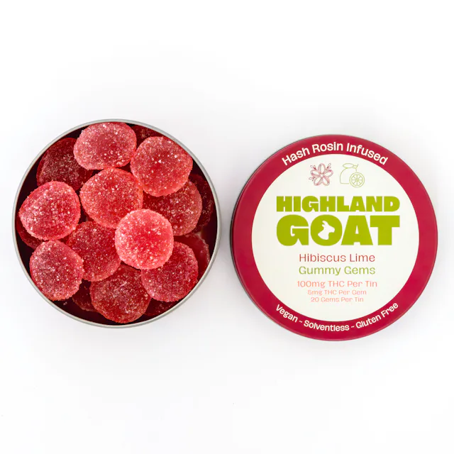 Highland Goat | Gummy | Gummy | 20pk | 100mg | Hash Rosin Hibiscus Lime