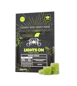 Gummies · 20mg 5pk · Green Crack (Lights On) THCv by Heavy Hitters