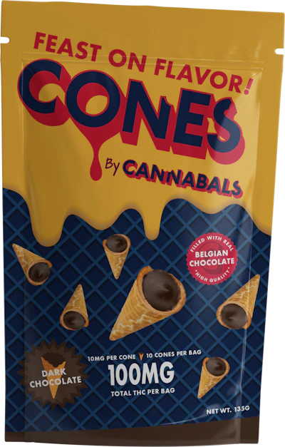 Dark Chocolate Cones