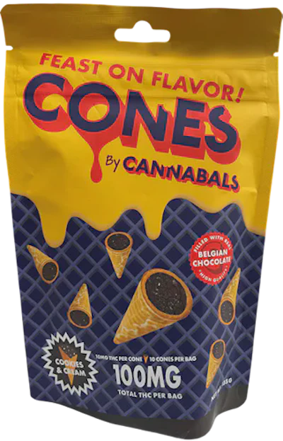 Cookies and Cream Chocolate Cones