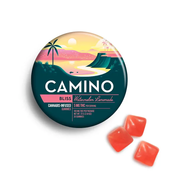 Camino | Gummy | 20pk | 100mg | BLISS Watermelon Lemonade