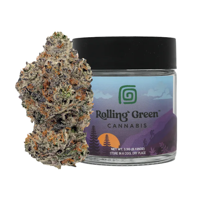 Rolling Green | Flower | Premium Jar | 3.5g | Oreoz