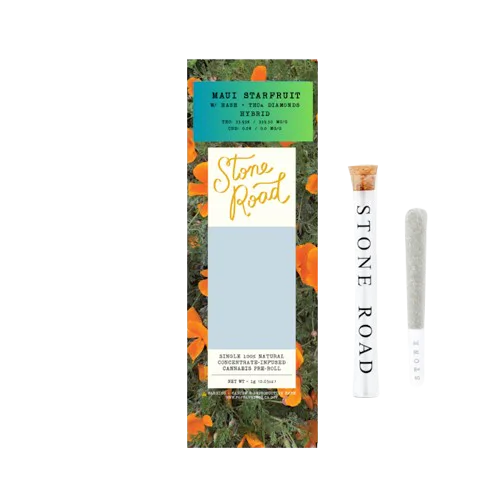 Stone Road | Preroll | 1g | Infused Maui Starfruit