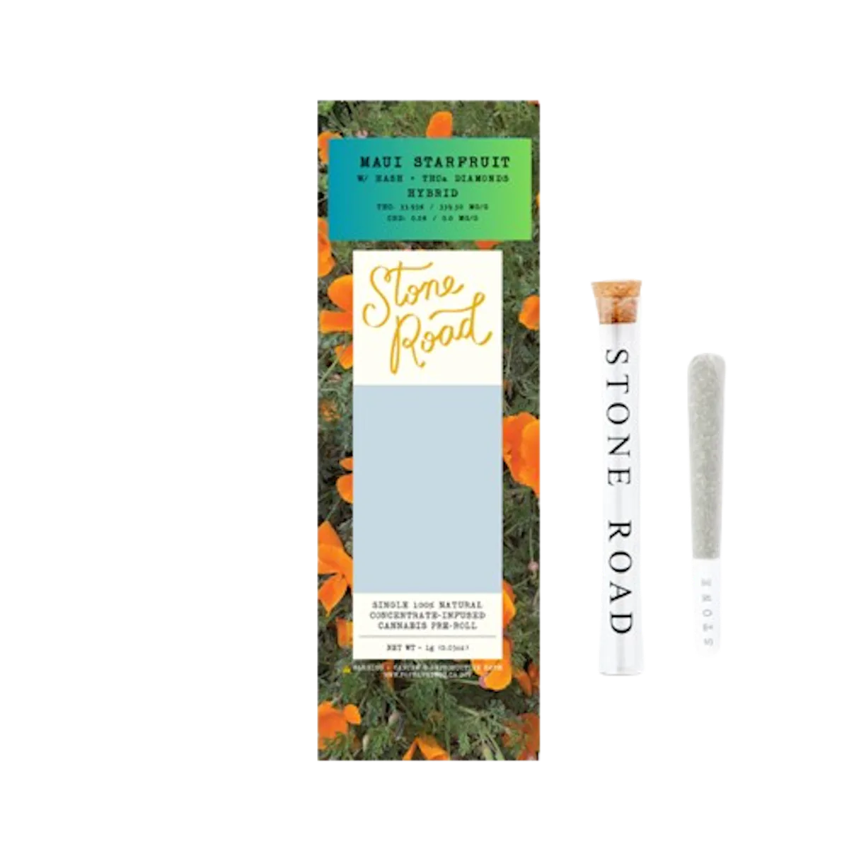 Stone Road | Preroll | 1g | Infused Maui Starfruit
