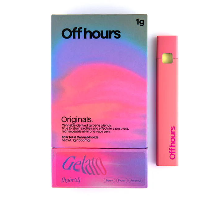 Off Hours | Vape | 1g AIO | Gelato