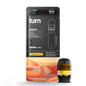 Turn | Vape | 1g Pod | Live Resin Papaya