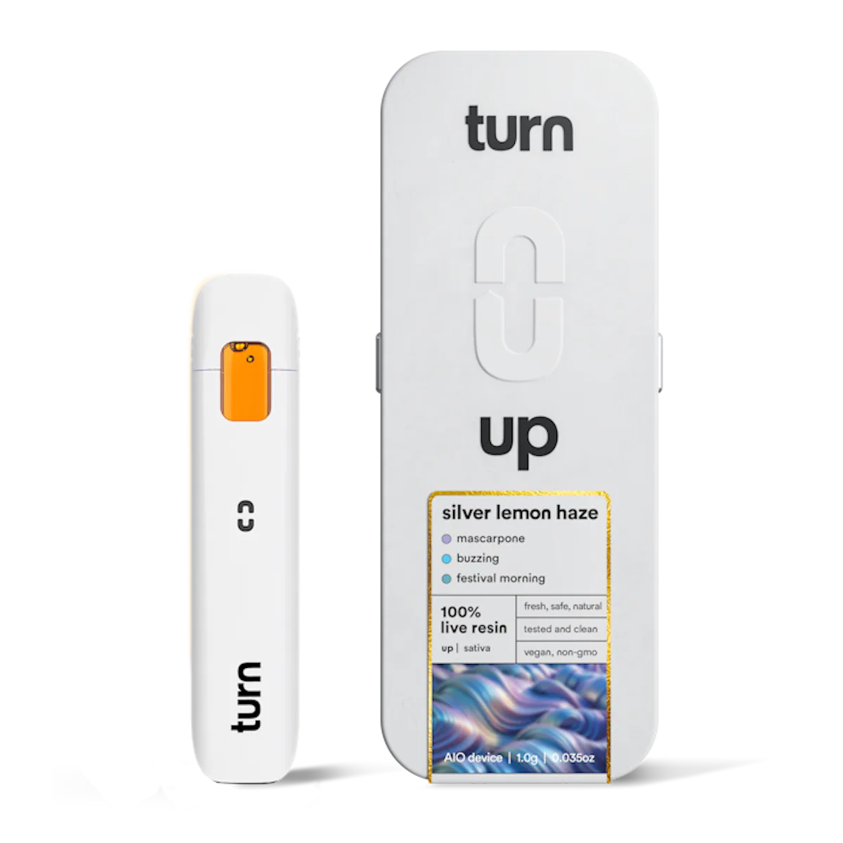 Turn | Vape | 1g AIO | Live Resin Silver Lemon Haze