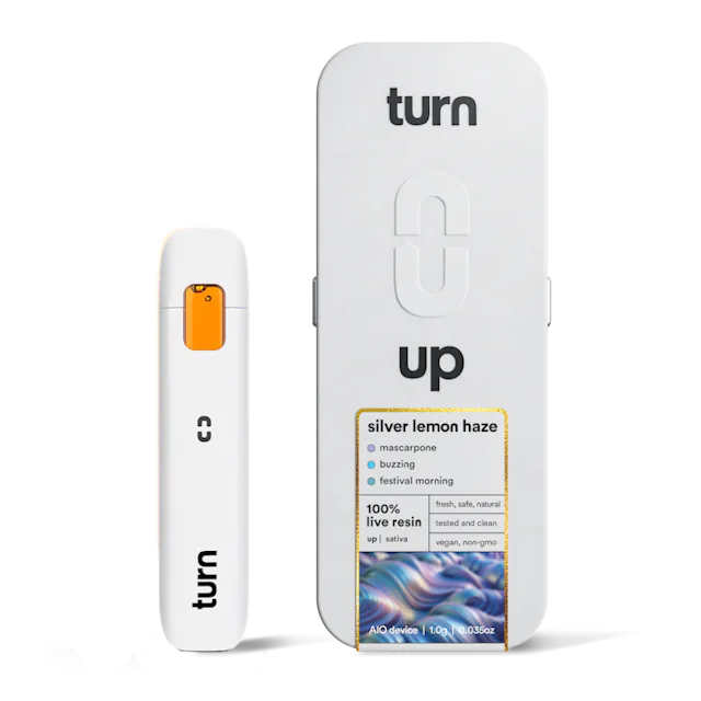 Turn | Vape | 1g AIO | Live Resin Silver Lemon Haze