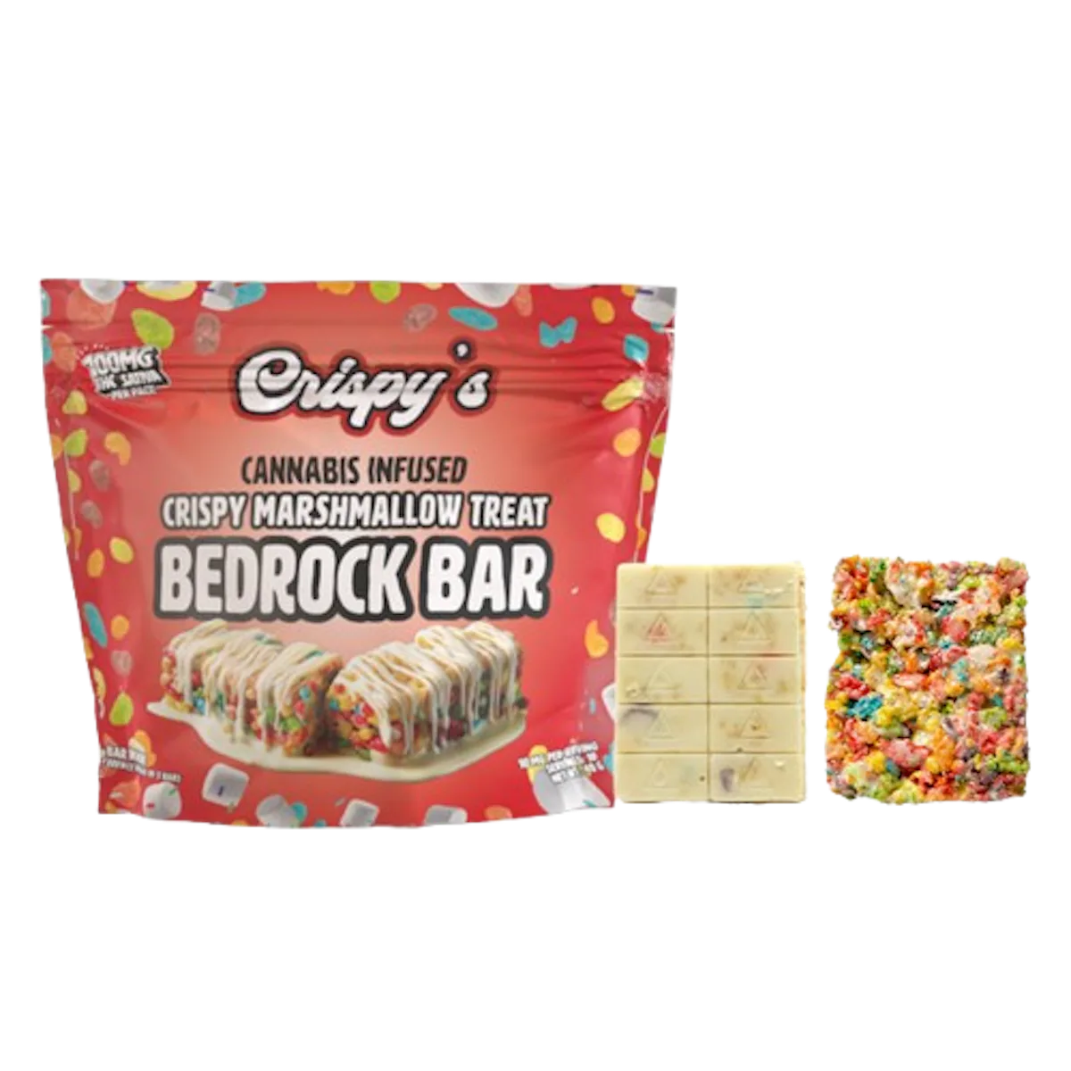 Crispys | Marshmallow Treat | 100mg | Bedrock Bar