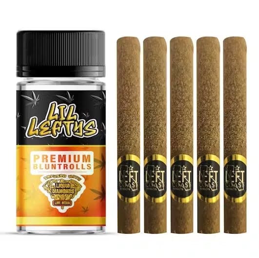 Lil Leftys 6.5g 5pk (Infused) Pre-Roll · Monster Cookie by Left Coast