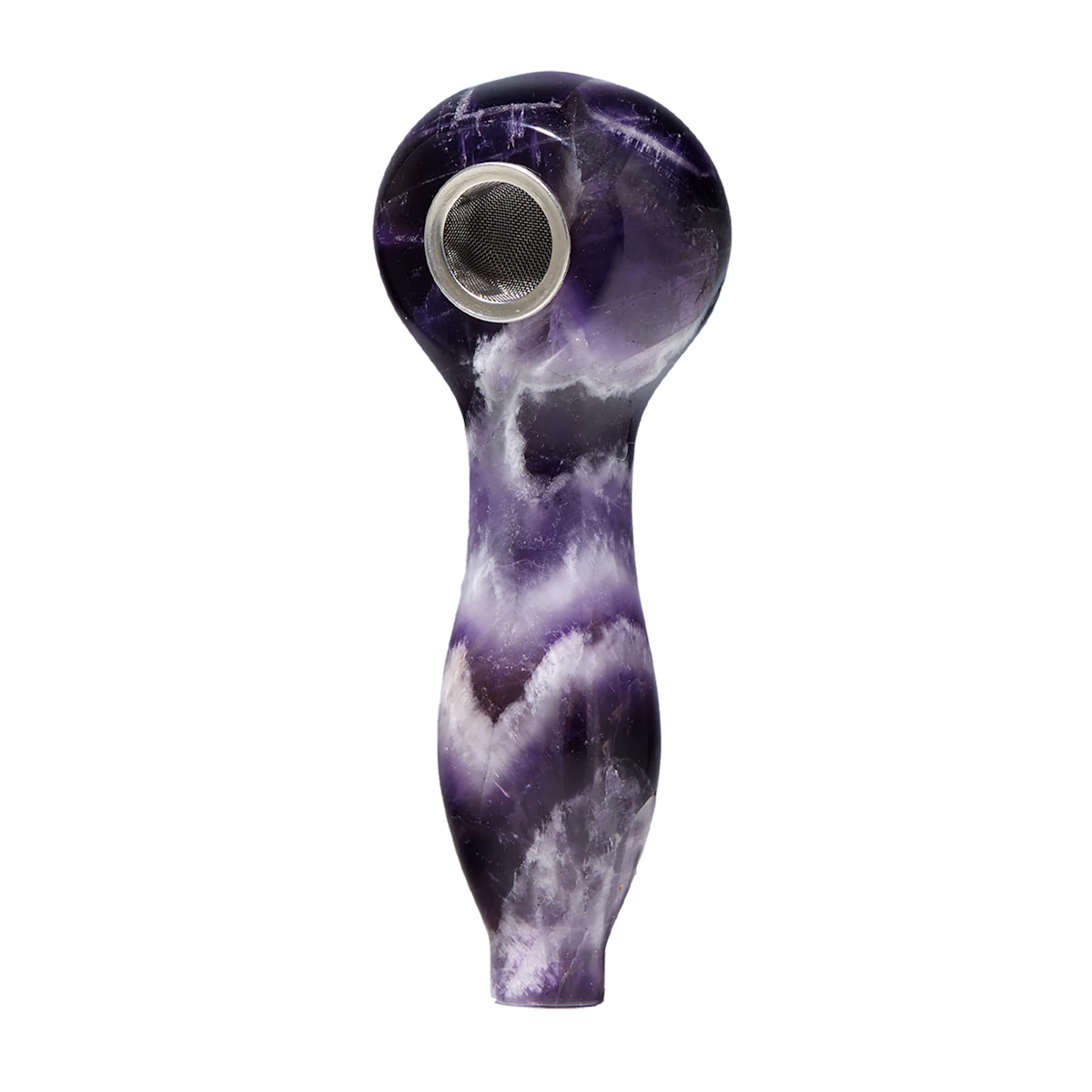 Gemstone Spoon Pipe - Amethyst