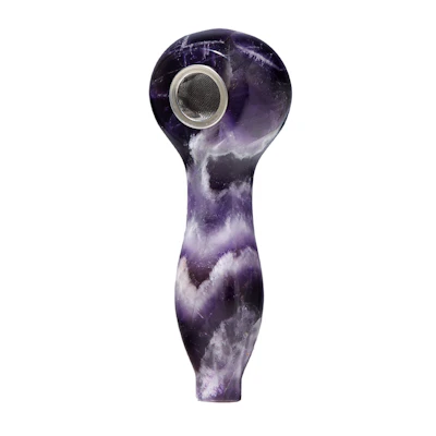 Gemstone Spoon Pipe - Amethyst