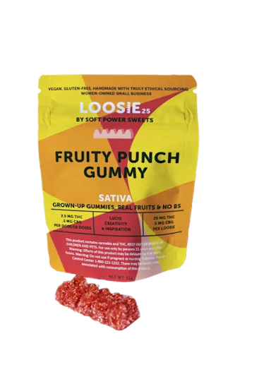 Soft Power Sweets | Gummy | 1pk | 25mg | Loosie Fruit Punch