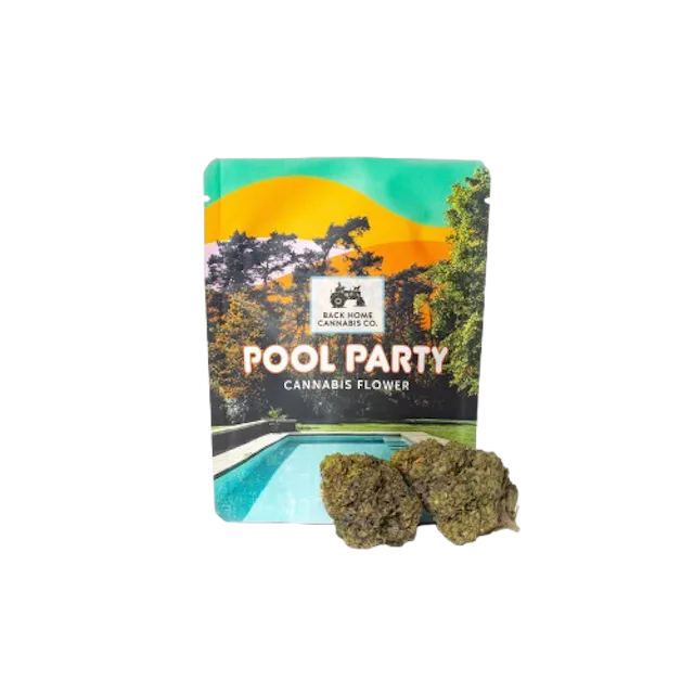 Back Home Cannabis | Flower | 3.5g | POOL PARTY Pineapple Express