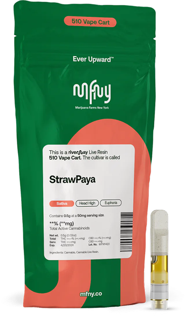 MFNY | Vape | .5g Cart | Live Resin Strawpaya
