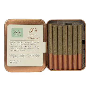 Ruby Farms | Preroll | 7pk | 5g | White Widow Classics