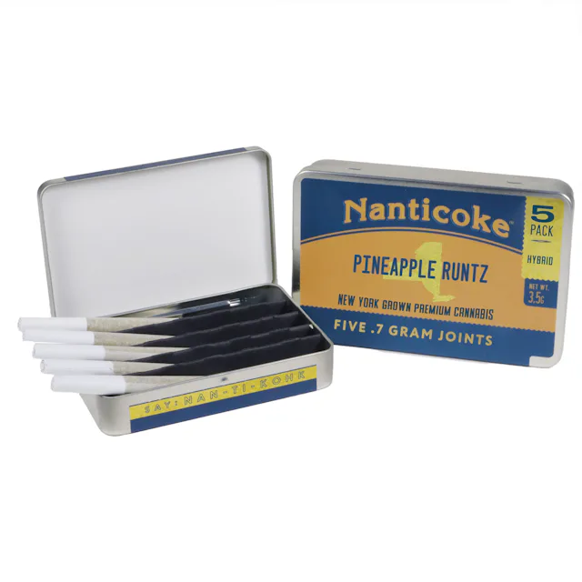Nanticoke | Preroll | 5pk | 3.5g | Pineapple Runtz