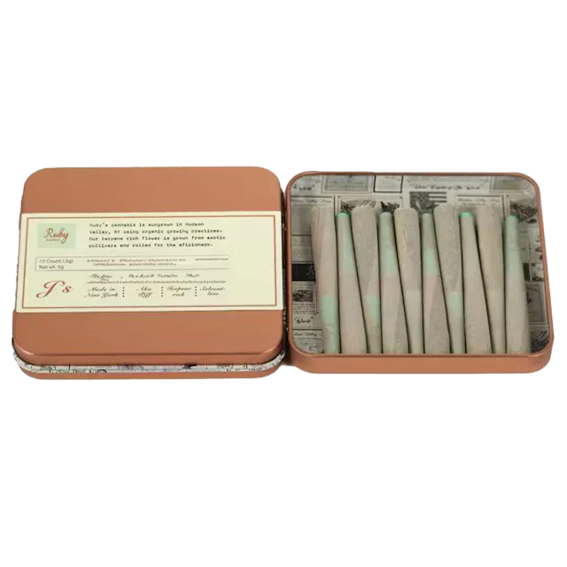 Ruby Farms | Preroll | 10pk | 5g | Hash Infused Pink Champagne
