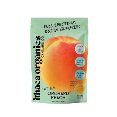 Ithaca Organics | Gummy | 10pk | 100mg | Rosin Orchard Peach