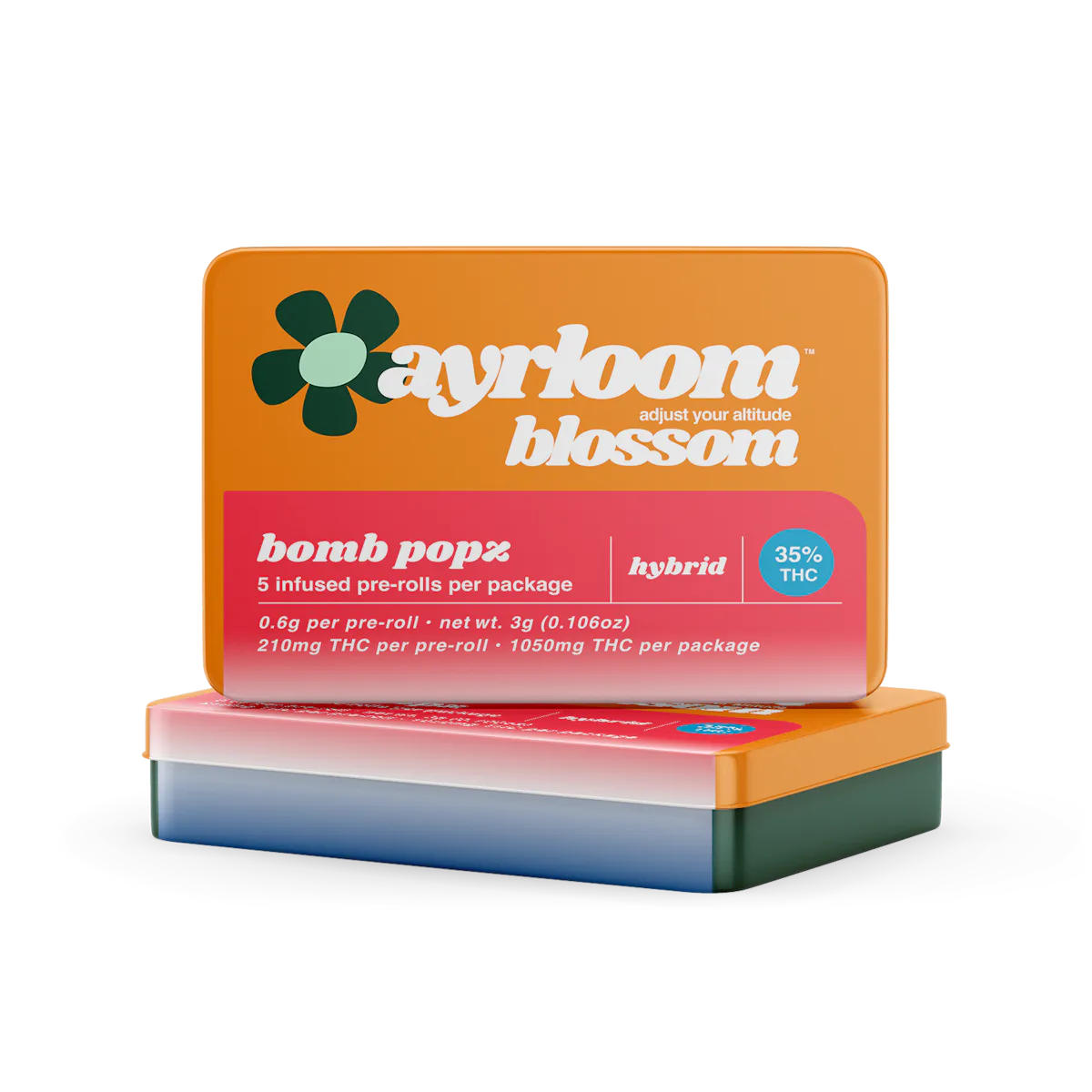 Ayrloom | Preroll | 5pk | 3g | Infused Bomb Popz