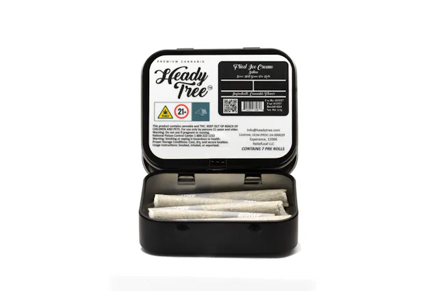 Heady Tree | Preroll | 7pk | 3.5g | Fried Ice Cream