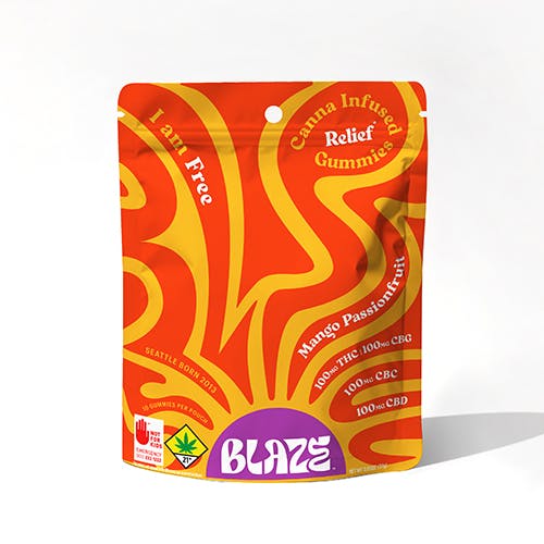 EH - Mango Passionfruit 1:1:1:1 (Relief) / Blaze Gummies DOH 10pk