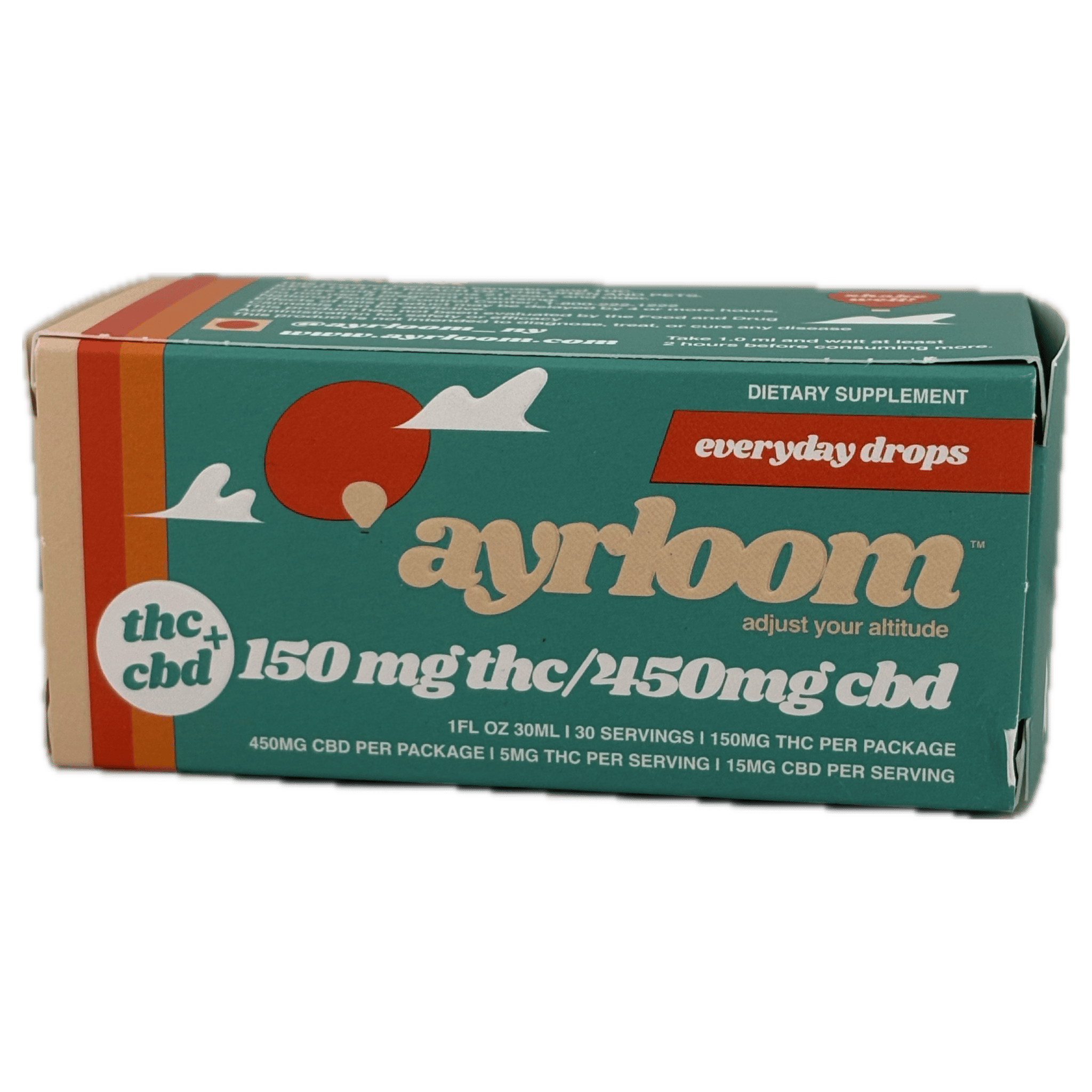 Dropper Bottle · 1000mg · Low Dose 1:3 THC:CBD by ayrloom