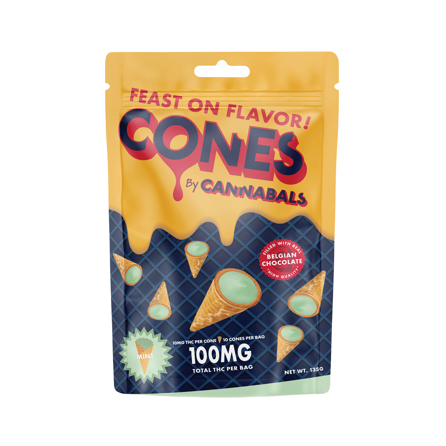 Cones · 10mg 10pk · Mint by Cannabals