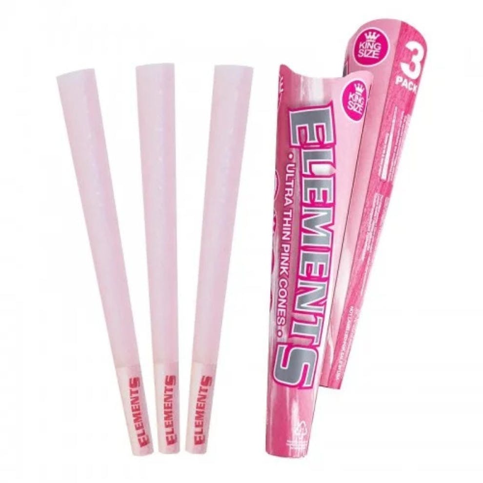 Pre-Roll Cone King Size Pink 3pk