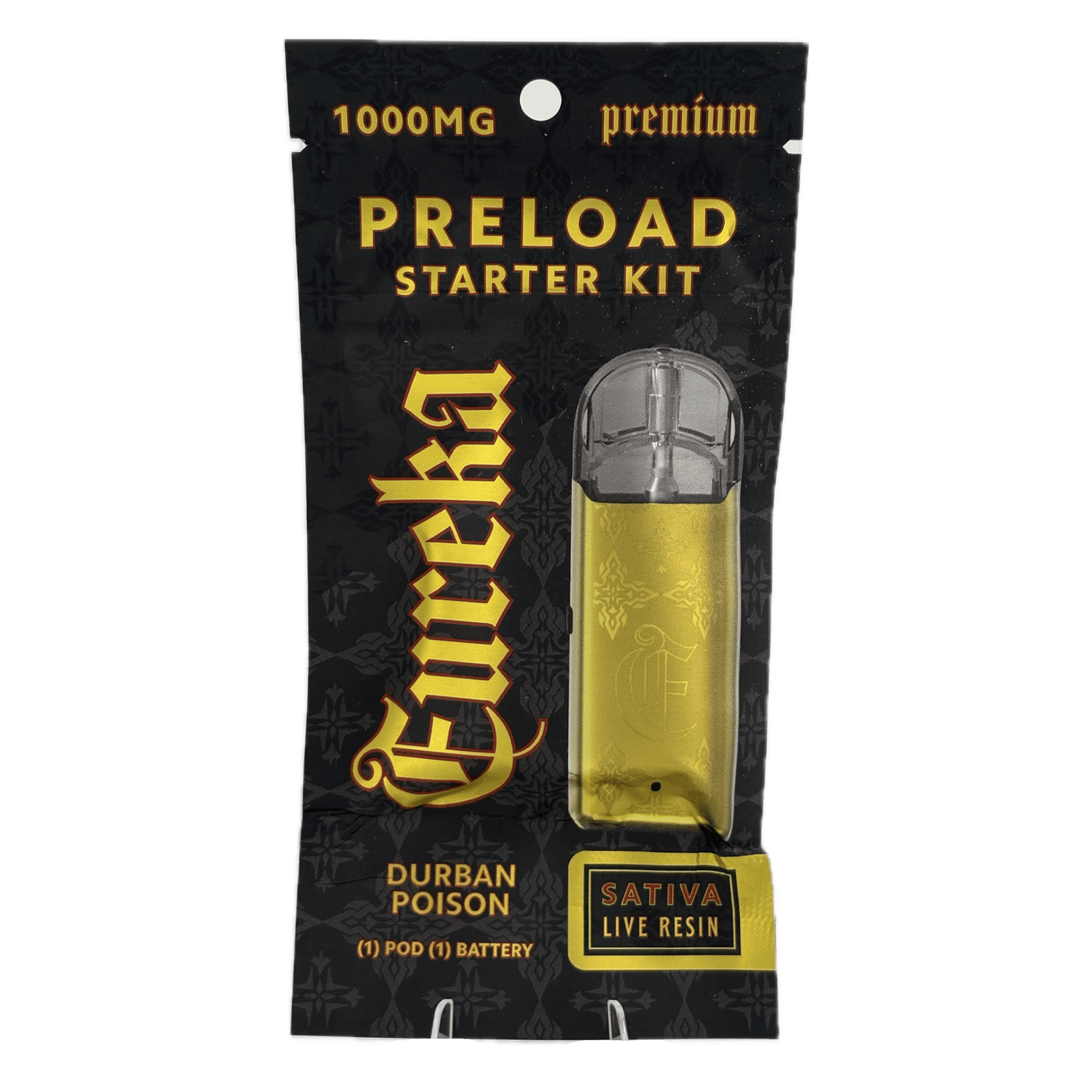 POD System (Live Resin) · 1g · Durban Poison by Eureka