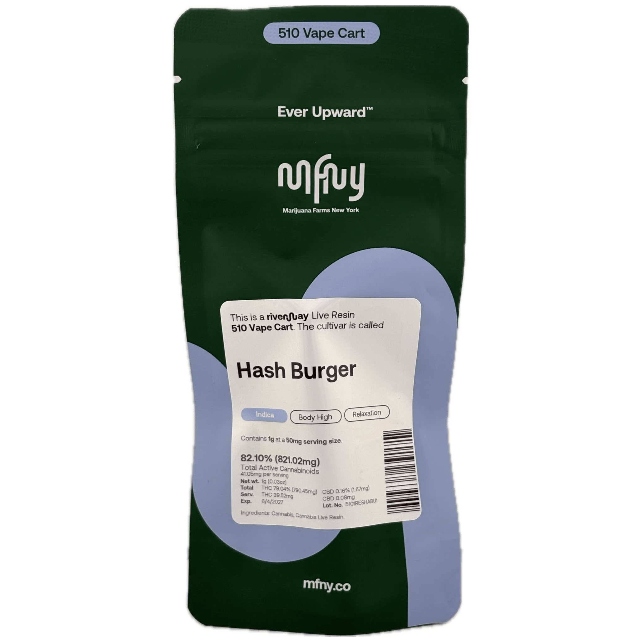 510 Cart · 1g · Hash Burger by MFNY