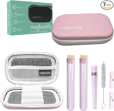Nugbuddy l On The go Travel Case | Pink