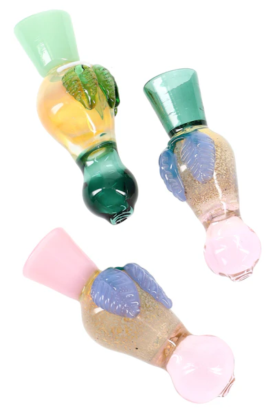Silver Fumed Color Changing Chillum | 3"