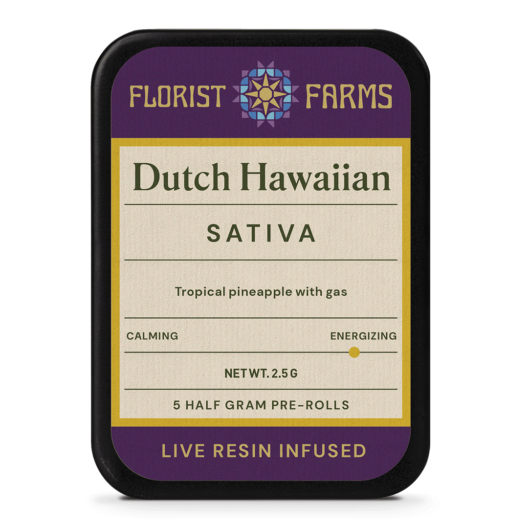 Pack (Infused) · 0.5g 5pk · Dutch Hawaiian by Florist Farms