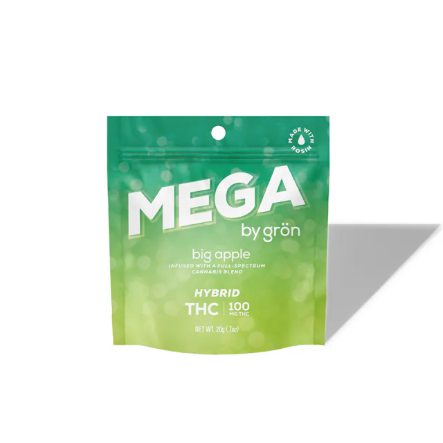 Gron | Gummy | 100mg | Mega Big Sour Apple