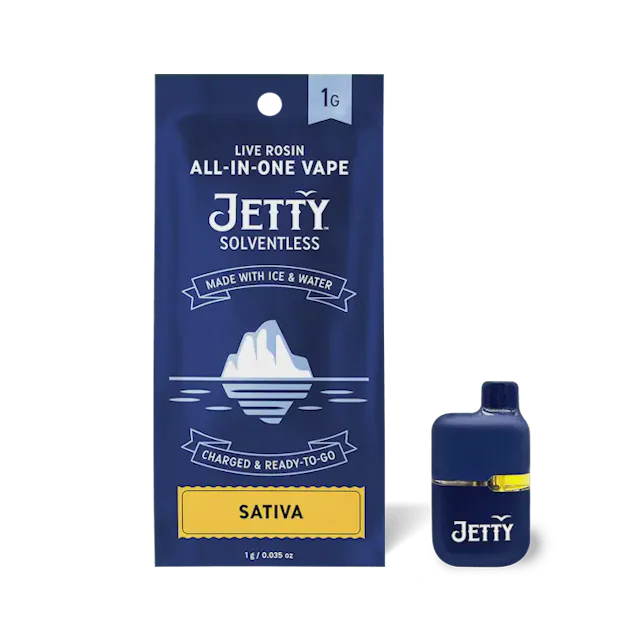 Jetty | Vape | 1g AIO | Live Rosin Jelly Fumez